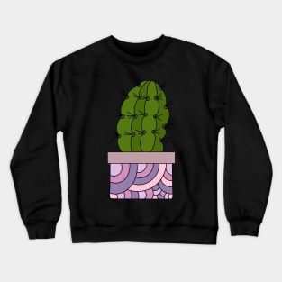 Cute Cactus Design #89: A Thorny Cactus Crewneck Sweatshirt